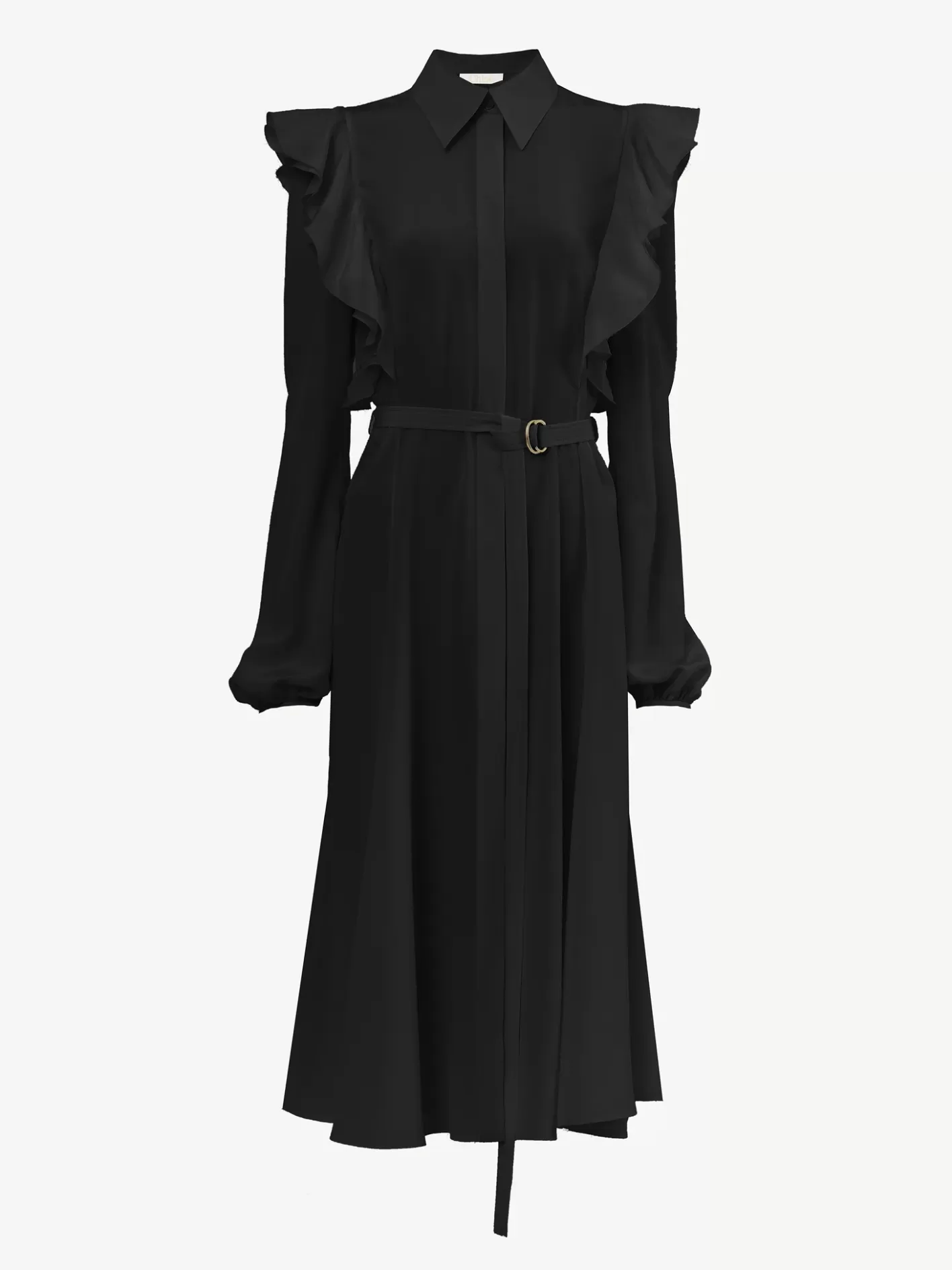 Cheap Chloé Ruffled Shirt Dress