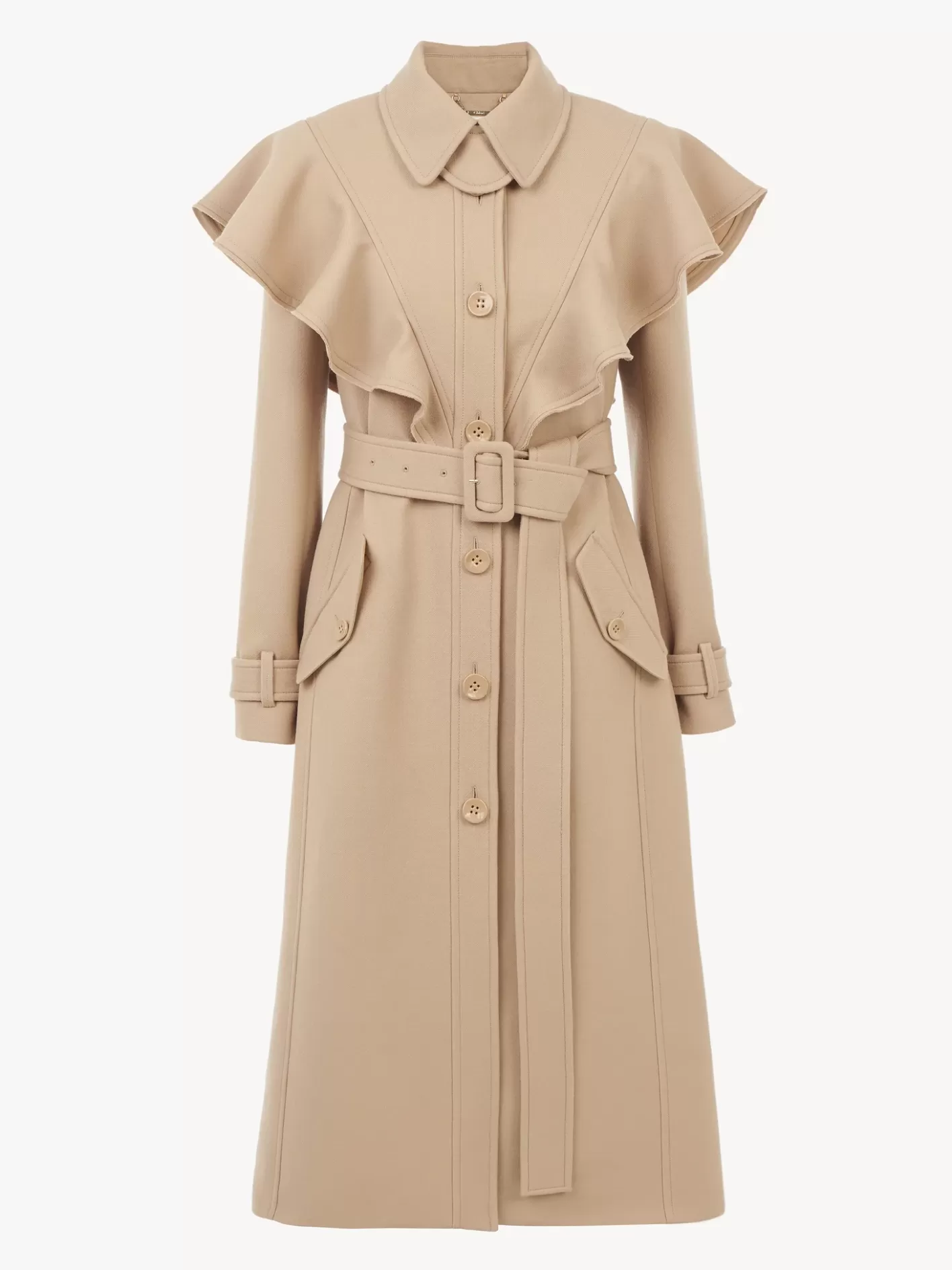 Store Chloé Ruffled Trench Coat