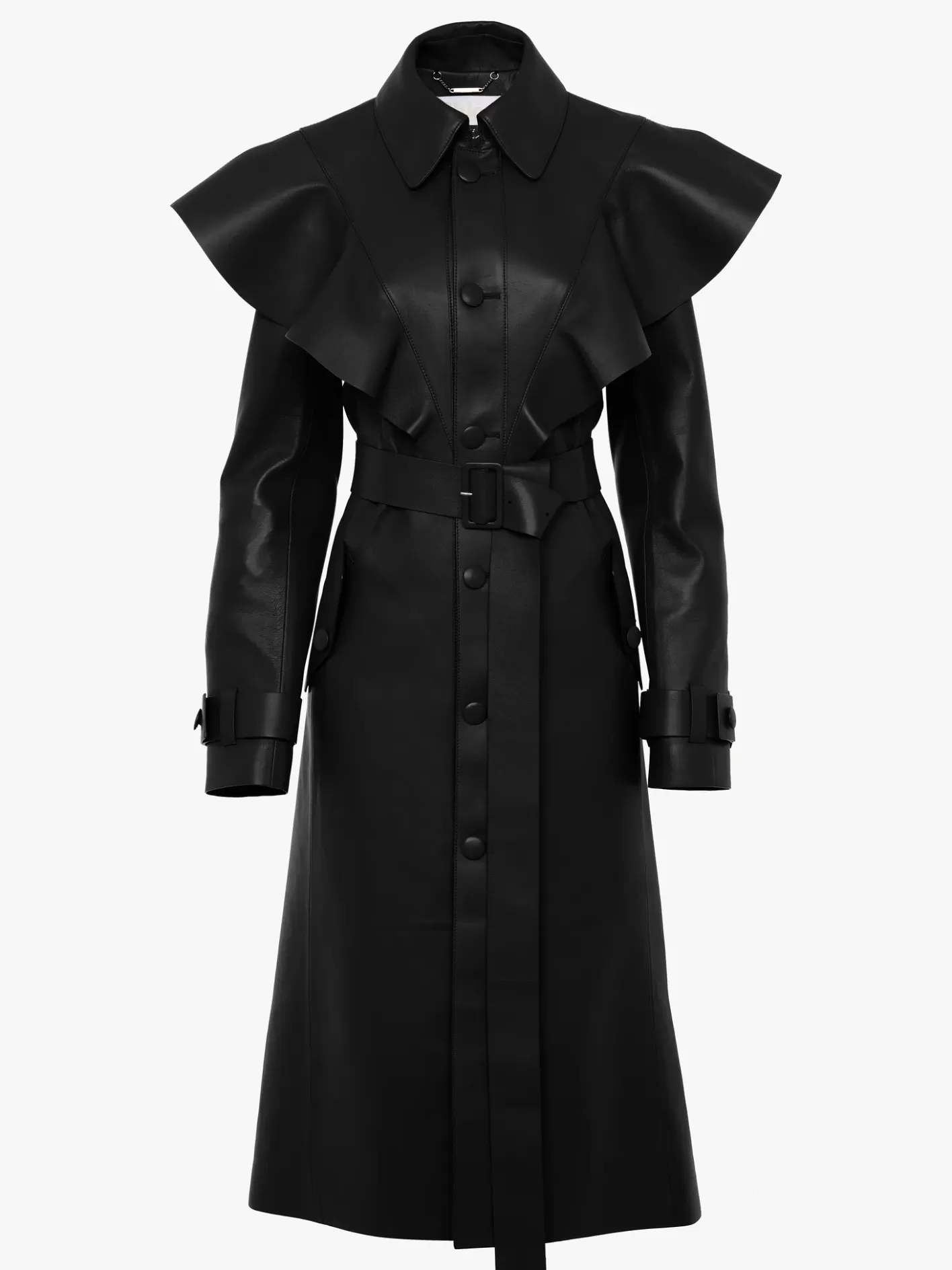 Online Chloé Ruffled Trench Coat