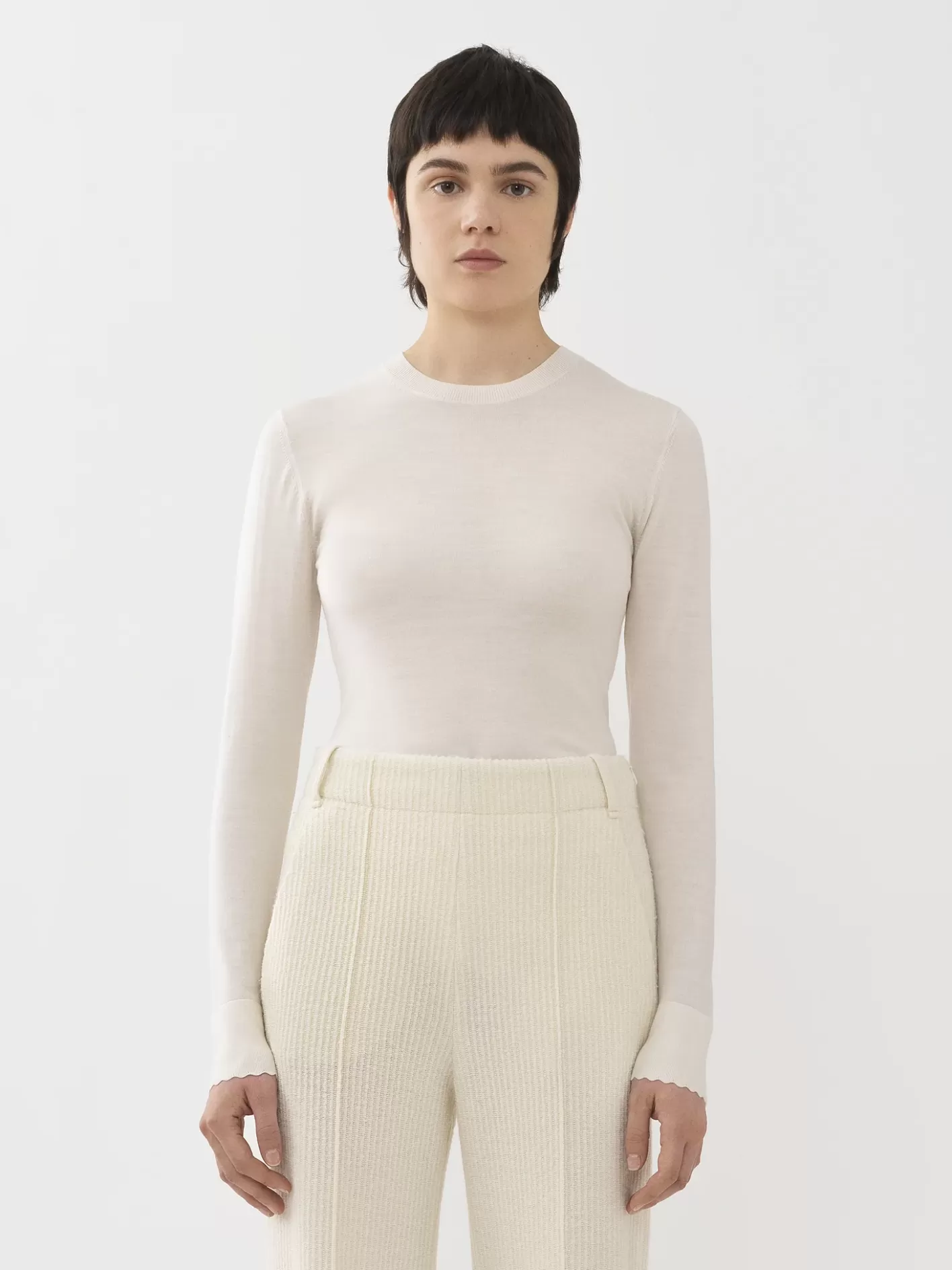 Sale Chloé Scalloped Jumper