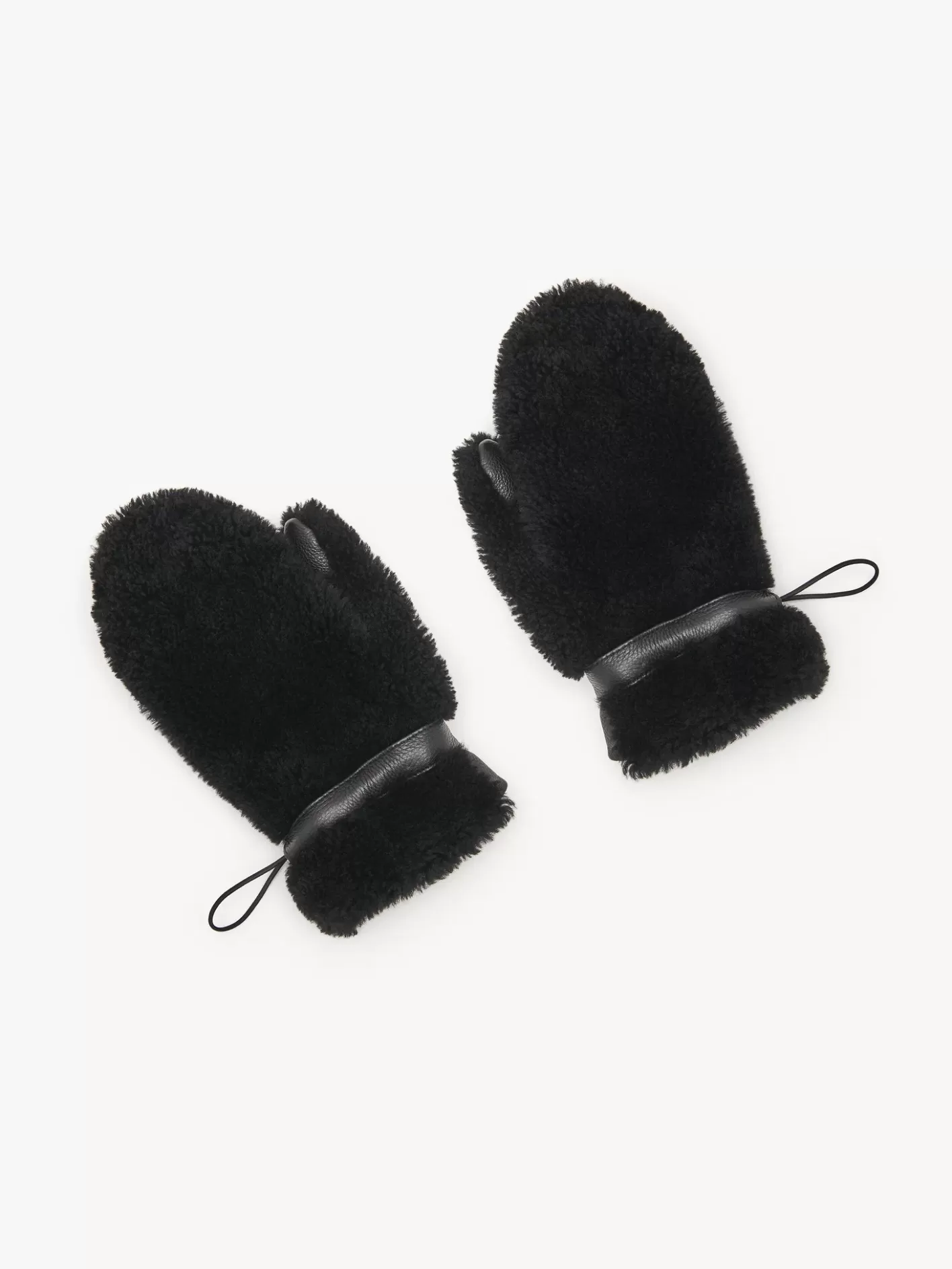 Shop Chloé Shearling Mittens