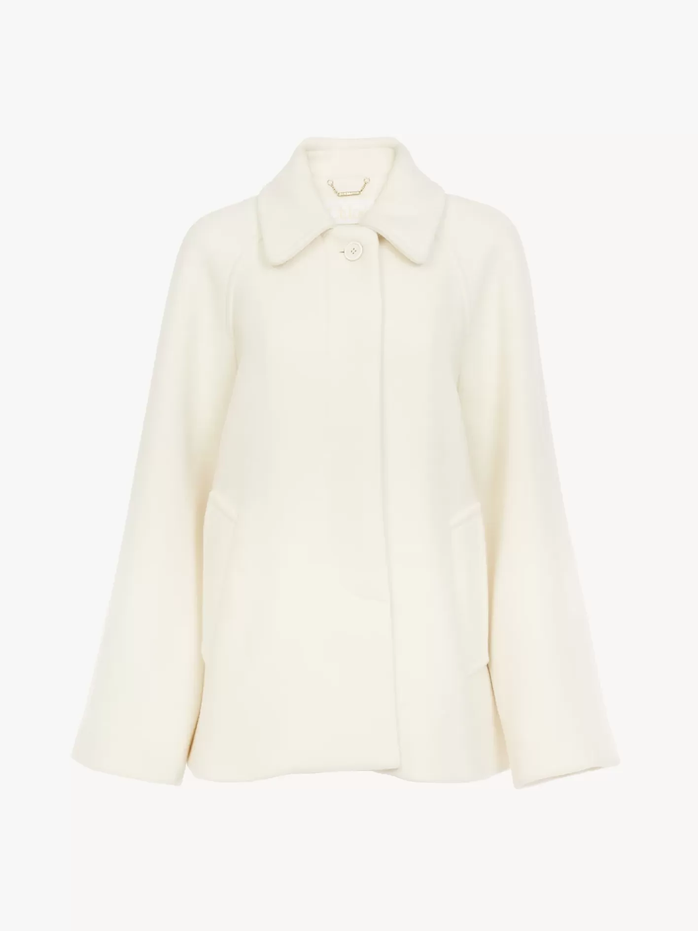 Shop Chloé Short Cape Coat