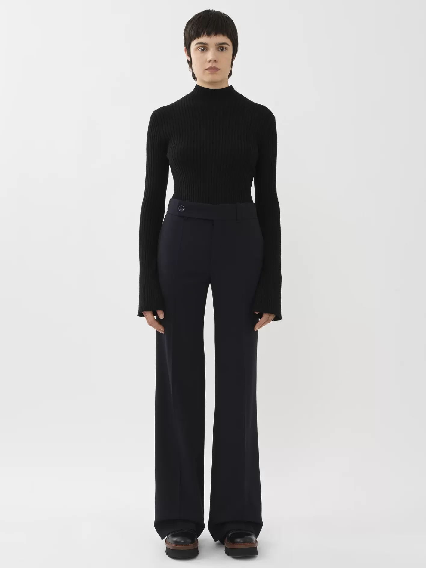 Cheap Chloé Signature Straight Trousers