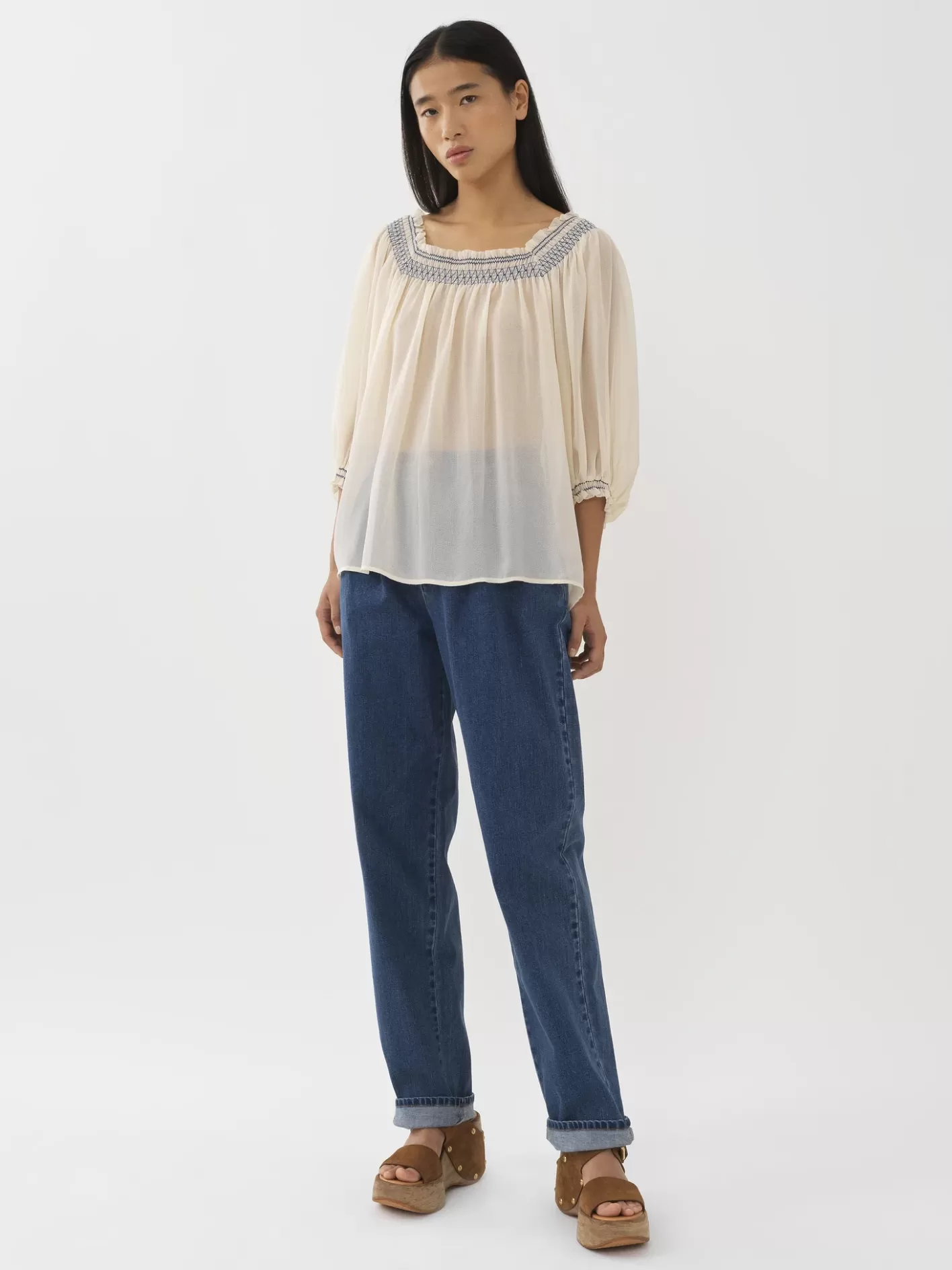 Cheap Chloé Smocked Top