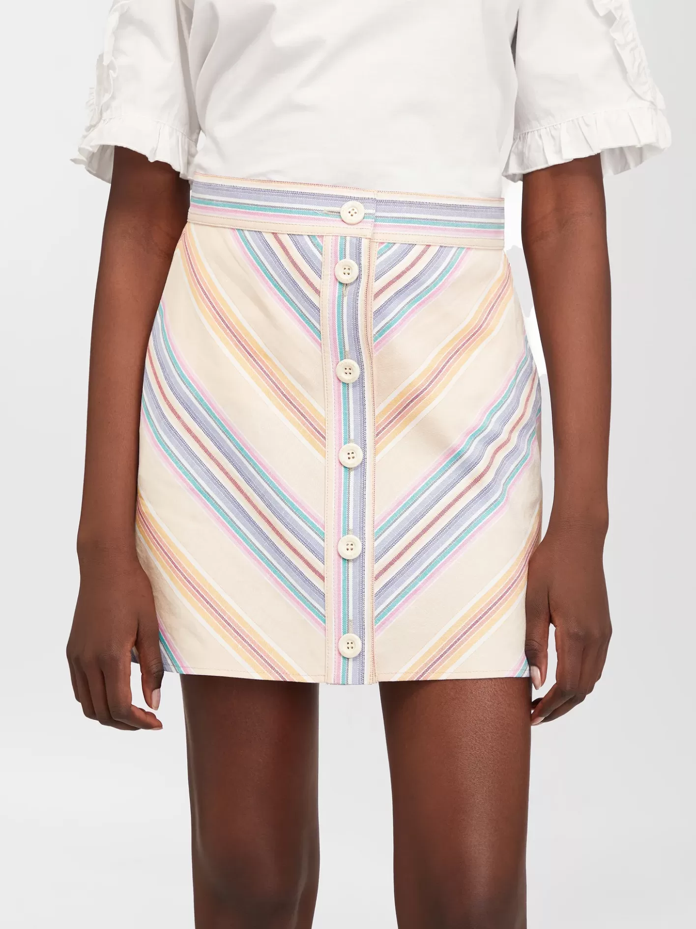 Store Chloé Striped Mini Skirt