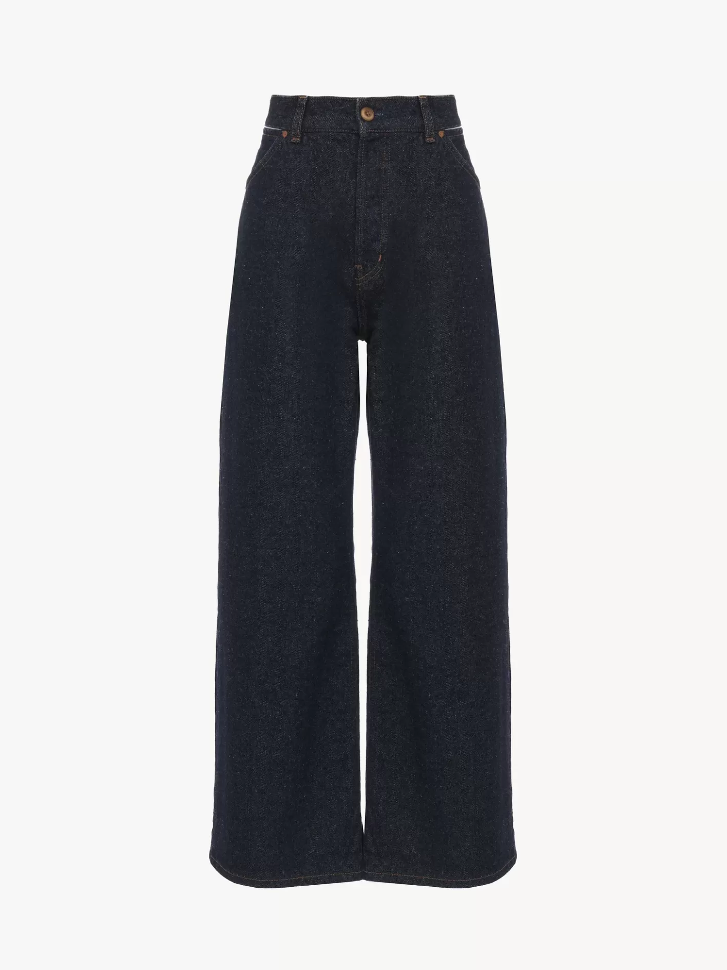 Shop Chloé Stromboli Wide Cropped Jeans