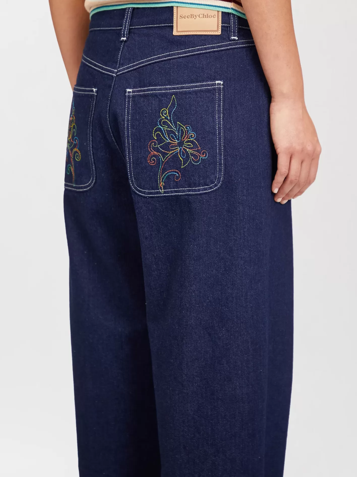 Discount Chloé Tapered Denim Pants