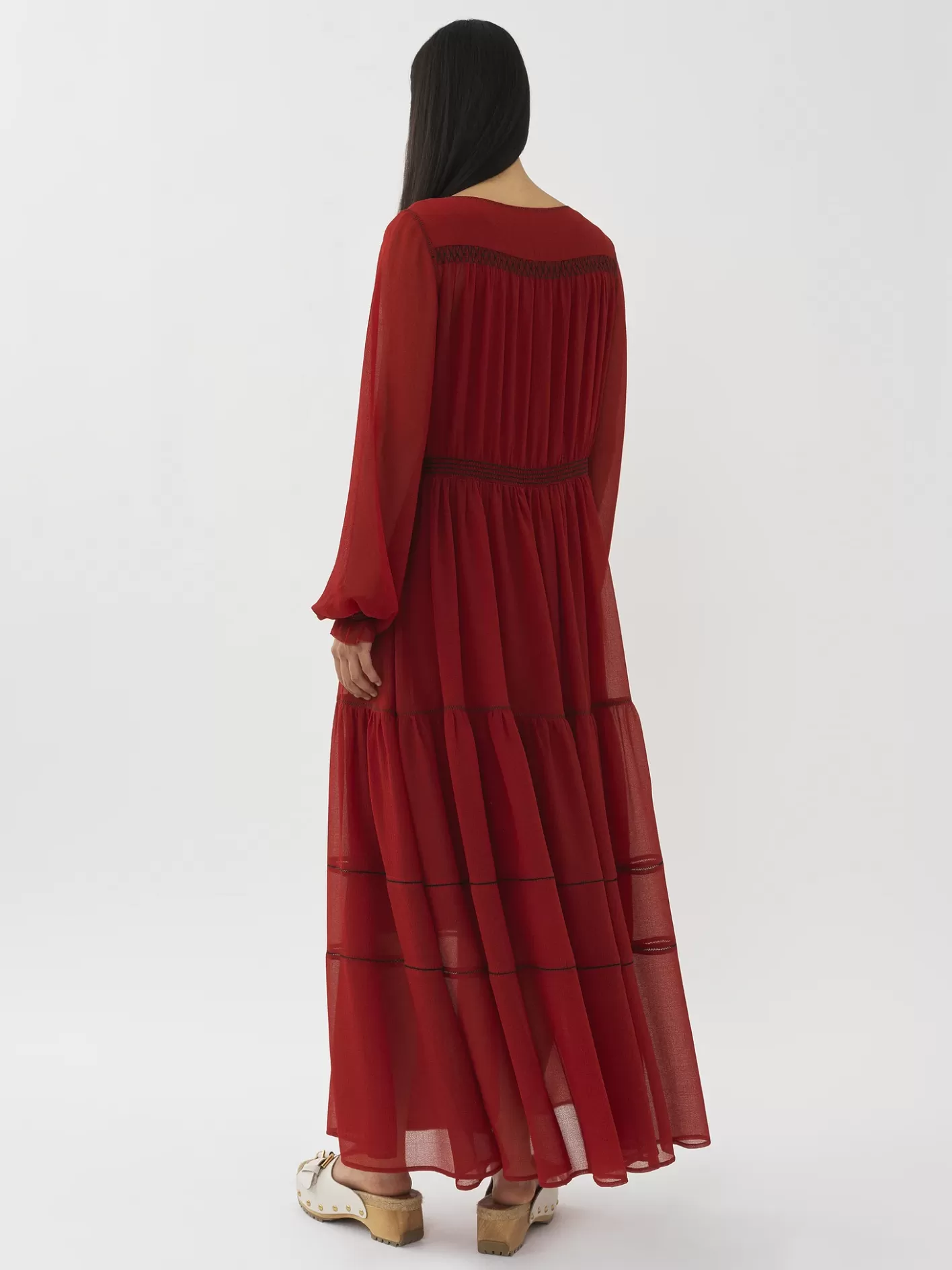 Outlet Chloé Tiered Maxi Dress