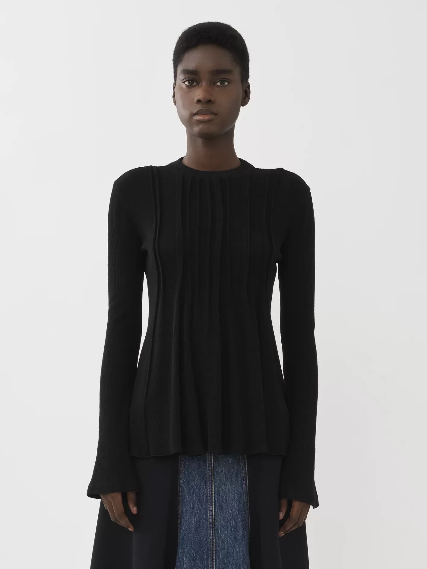 Outlet Chloé Trumpet-Sleeve Top