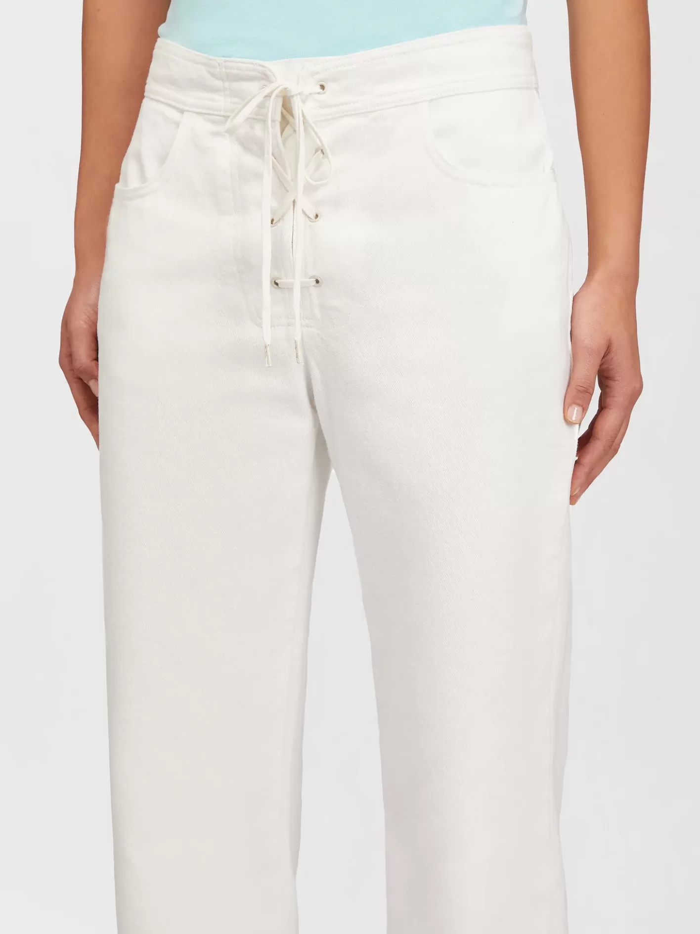 Store Chloé White Denim Pants