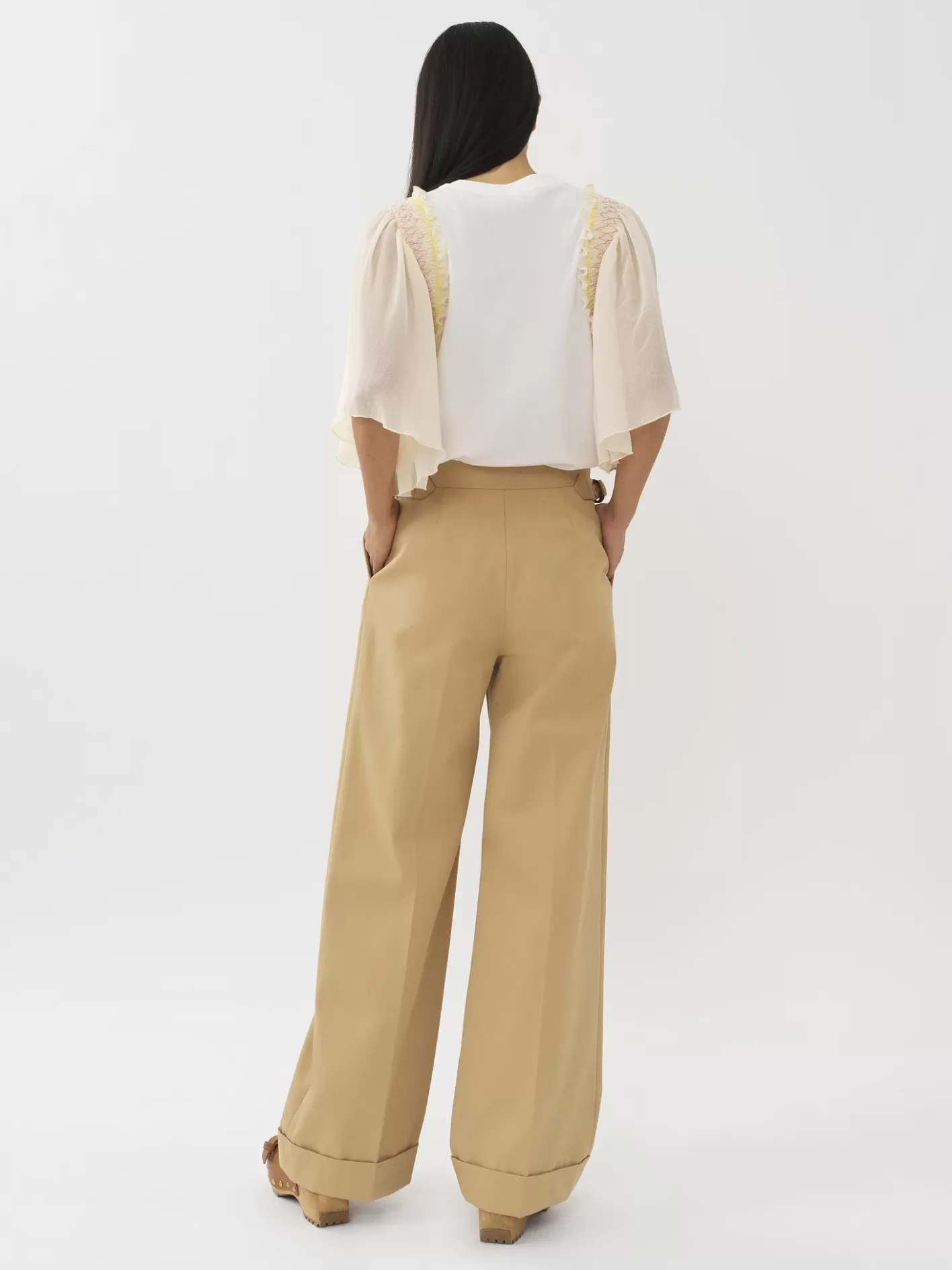 Outlet Chloé Wide Cuffed Trousers