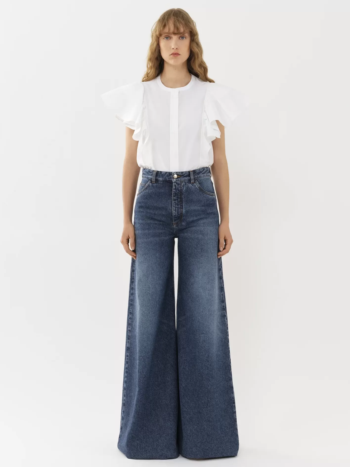 Shop Chloé Wide Rave Jeans