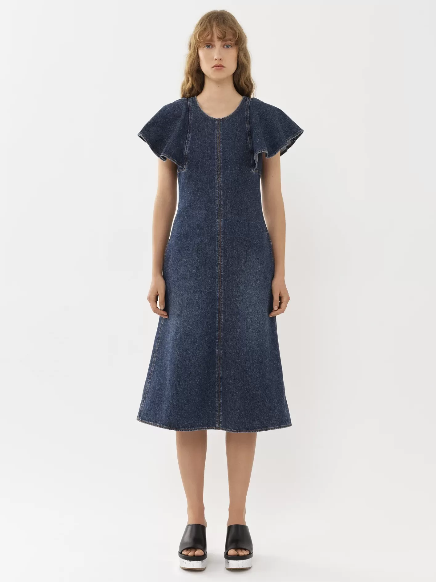 Fashion Chloé Wing-Sleeve Dress