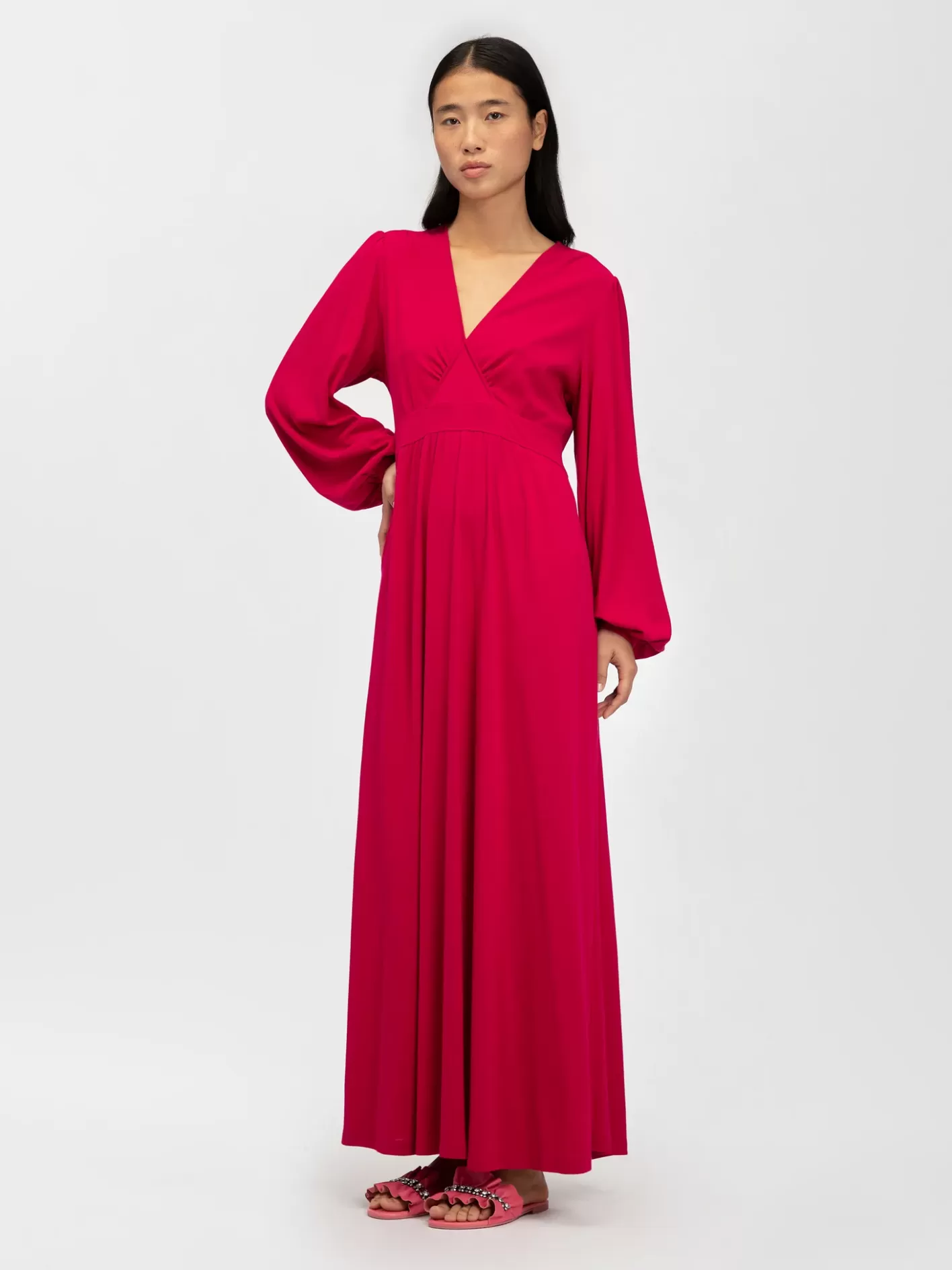 Hot Chloé Wrap Maxi Dress