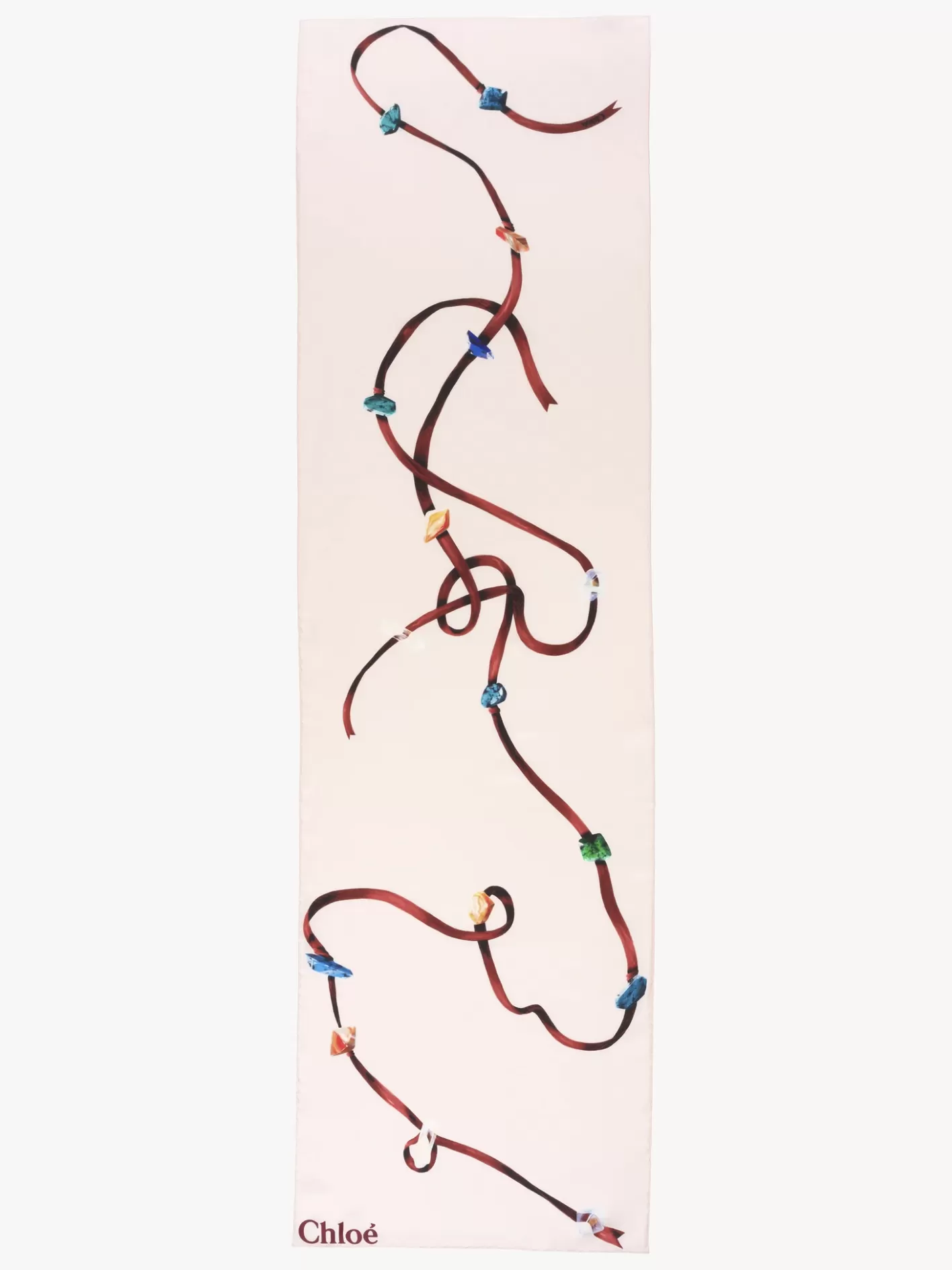 Clearance Chloé Zodiac Fire Printed Scarf