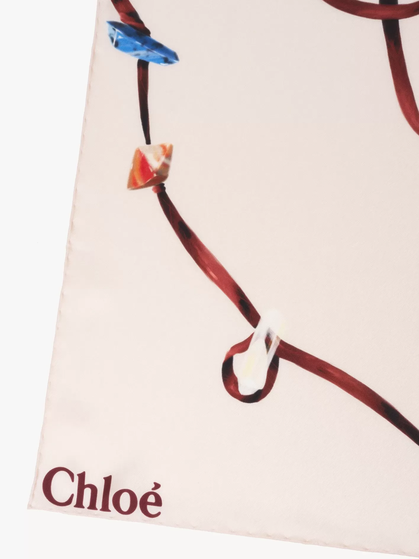 Clearance Chloé Zodiac Fire Printed Scarf